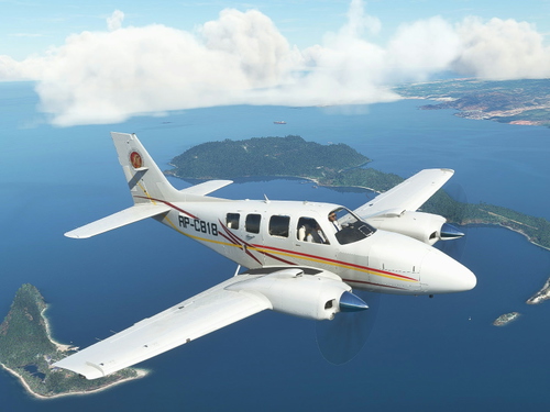 Airlink International Aviation College Beechcraft Baron(fictional)