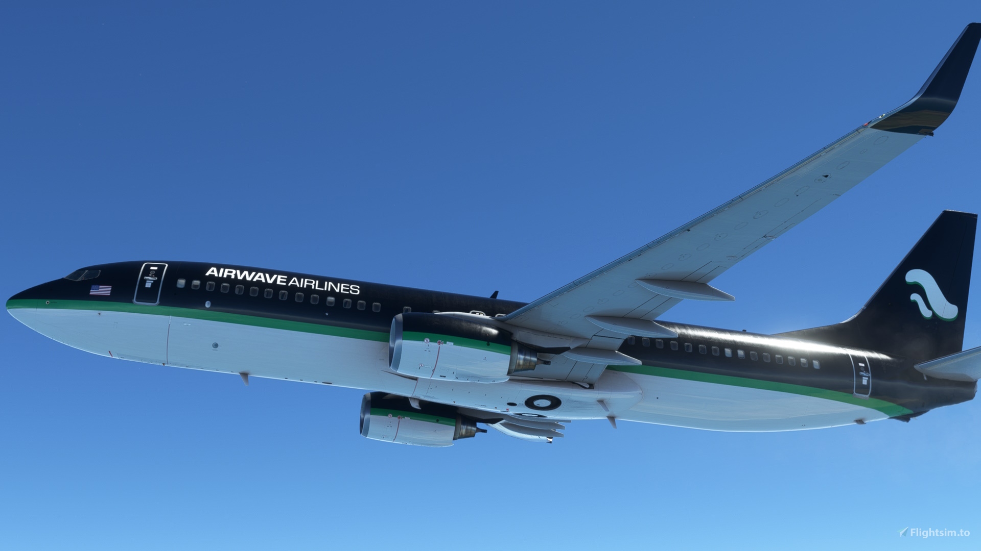 Airwave Airlines Fleet Pack - PMDG 737-800 对于Microsoft Flight