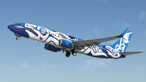 Alaska Airlines "Xáat Kwáani" w/Cabin PMDG 737-890 thumbnail 13