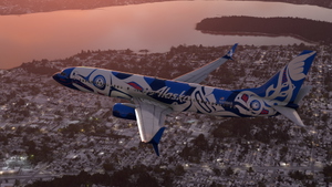 Alaska Airlines "Xáat Kwáani" w/Cabin PMDG 737-890 thumbnail 10