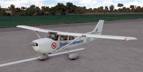 ALEX68 livery C172 Classic Drohnenabwehr (German Anti-Drone-Unit)