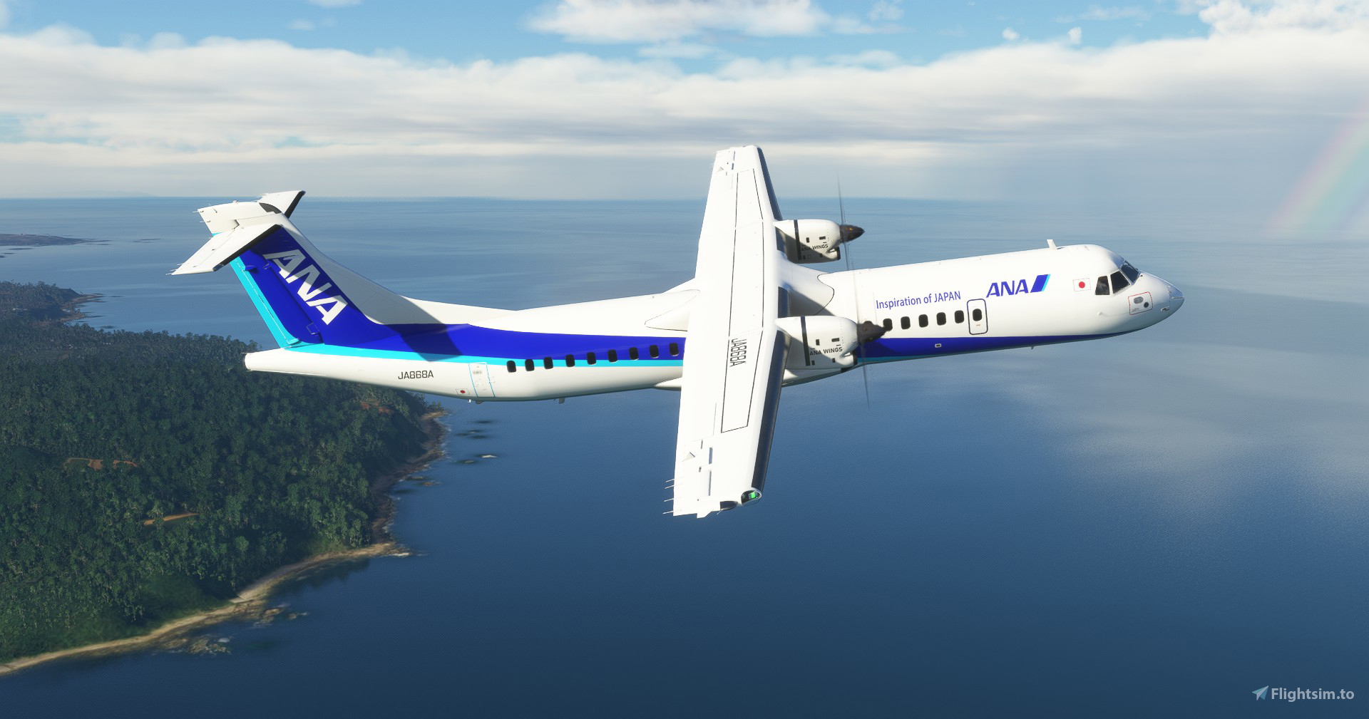 iniBuilds A320neo v2 ANA , All Nippon Airways JA220A ( with Cabin