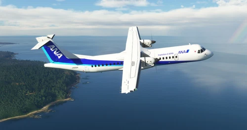 All Nippon Airways / ANA "2010 livery" by ANA Wings Hans Hartmann ATR 72-600