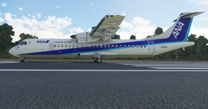 All Nippon Airways / ANA "2010 livery" by ANA Wings Hans Hartmann ATR 72-600 thumbnail 2