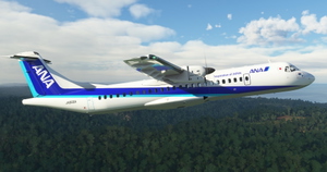 All Nippon Airways / ANA "2010 livery" by ANA Wings Hans Hartmann ATR 72-600 thumbnail 6