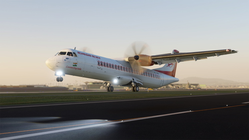 Alliance Air (India) Microsoft ATR 72-600 (VT-AIU) 8K Weathered with Cabin Interior