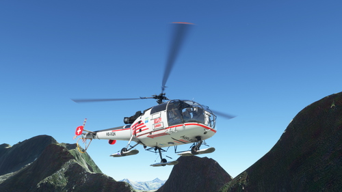 Alouette III    HELI-TV livery  HB-XQN