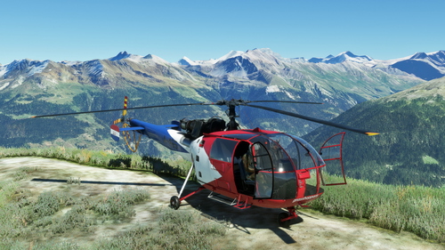 Alouette III  Grasshoppers livery  A-465