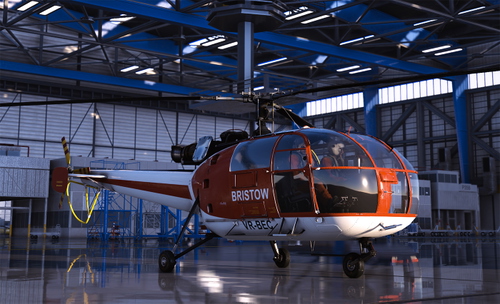 Alouette III Bristow VR-BEC