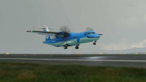 Amakusa Airlines Microsoft ATR 42-600 (JA01AM) Weathered with Cabin Interior 8K