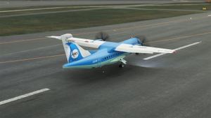 Amakusa Airlines Microsoft ATR 42-600 (JA01AM) Weathered with Cabin Interior 8K thumbnail 3