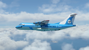 Amakusa Airlines Microsoft ATR 42-600 (JA01AM) Weathered with Cabin Interior 8K thumbnail 10