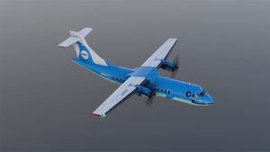 Amakusa Airlines Microsoft ATR 42-600 (JA01AM) Weathered with Cabin Interior 8K thumbnail 11