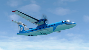 Amakusa Airlines Microsoft ATR 42-600 (JA01AM) Weathered with Cabin Interior 8K thumbnail 13