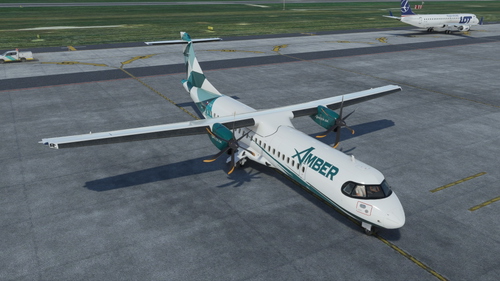 Amber Virtual // OK-ZOE // ATR72-600 // 4K