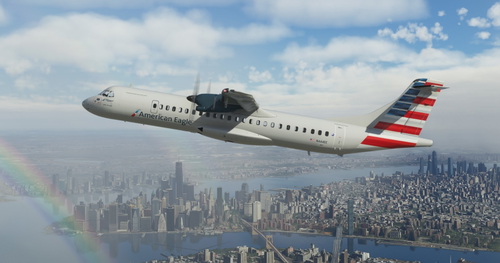 American Eagle "2013 livery" by Piedmont Airlines Hans Hartmann ATR 72-600