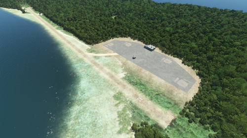 AMKO - Fictional Airport on Babase Island, Papua New Guinea