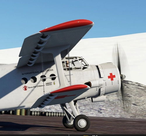 Antonov AN-2 ICRC - Red Cross