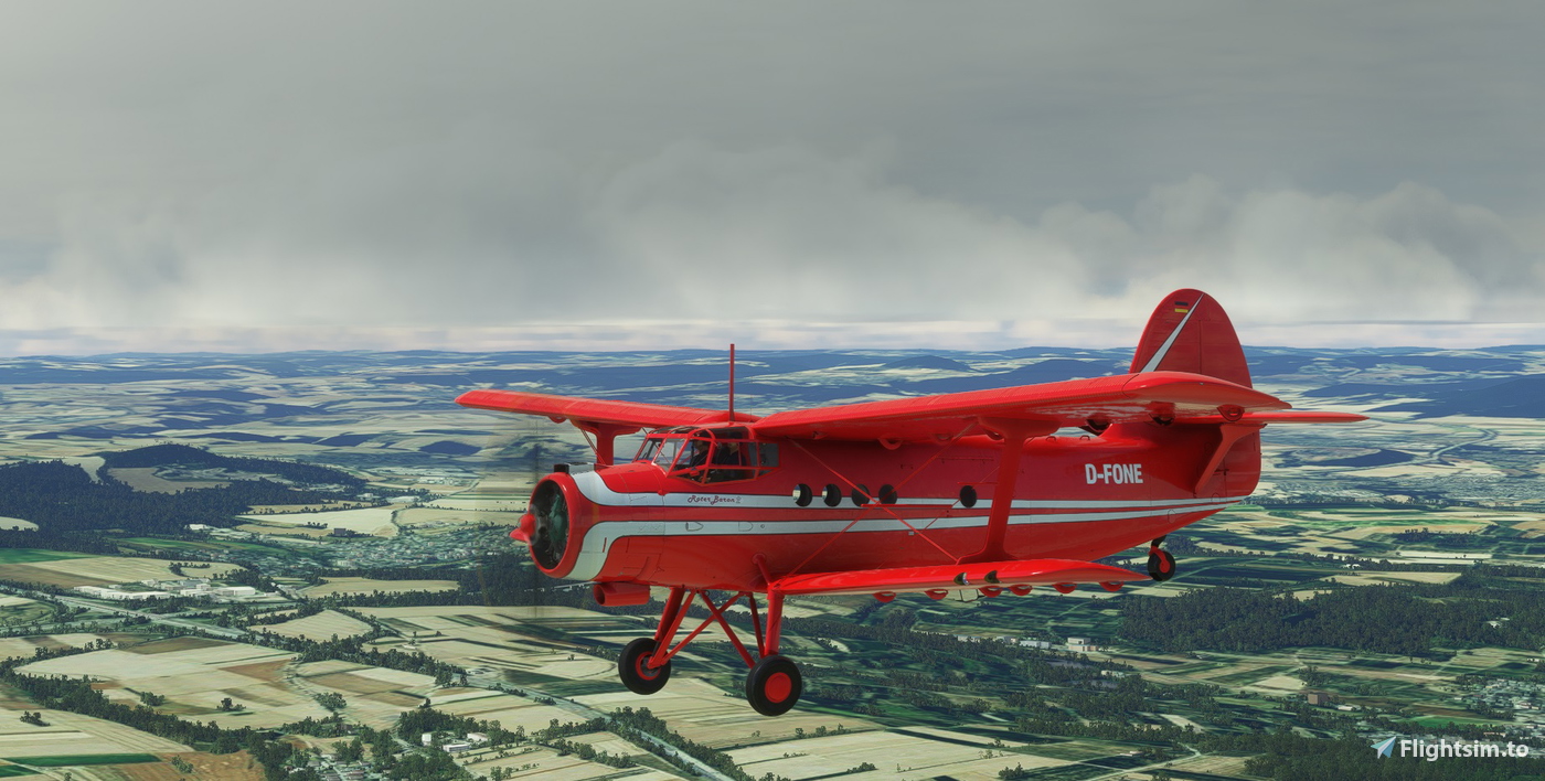 Antonov AN 2 Roter Baron 2 D FONE For Microsoft Flight Simulator MSFS Antonov AN 2 Roter Baron 2 D FONE For Microsoft Flight Simulator MSFS