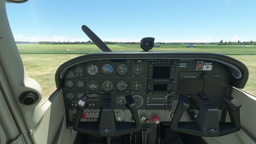 Asobo + WBSim + Bogalu Cessna C172 (Classic and G1000) - Brown Seats with Tan Interior