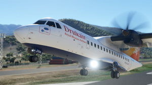 DrukAir Microsoft ATR 42-600 (A5-JNW) Weathered 8K thumbnail 3