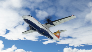 DrukAir Microsoft ATR 42-600 (A5-JNW) Weathered 8K thumbnail 6