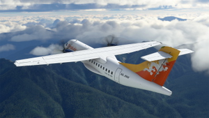 DrukAir Microsoft ATR 42-600 (A5-JNW) Weathered 8K thumbnail 7