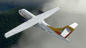DrukAir Microsoft ATR 42-600 (A5-JNW) Weathered 8K thumbnail 9
