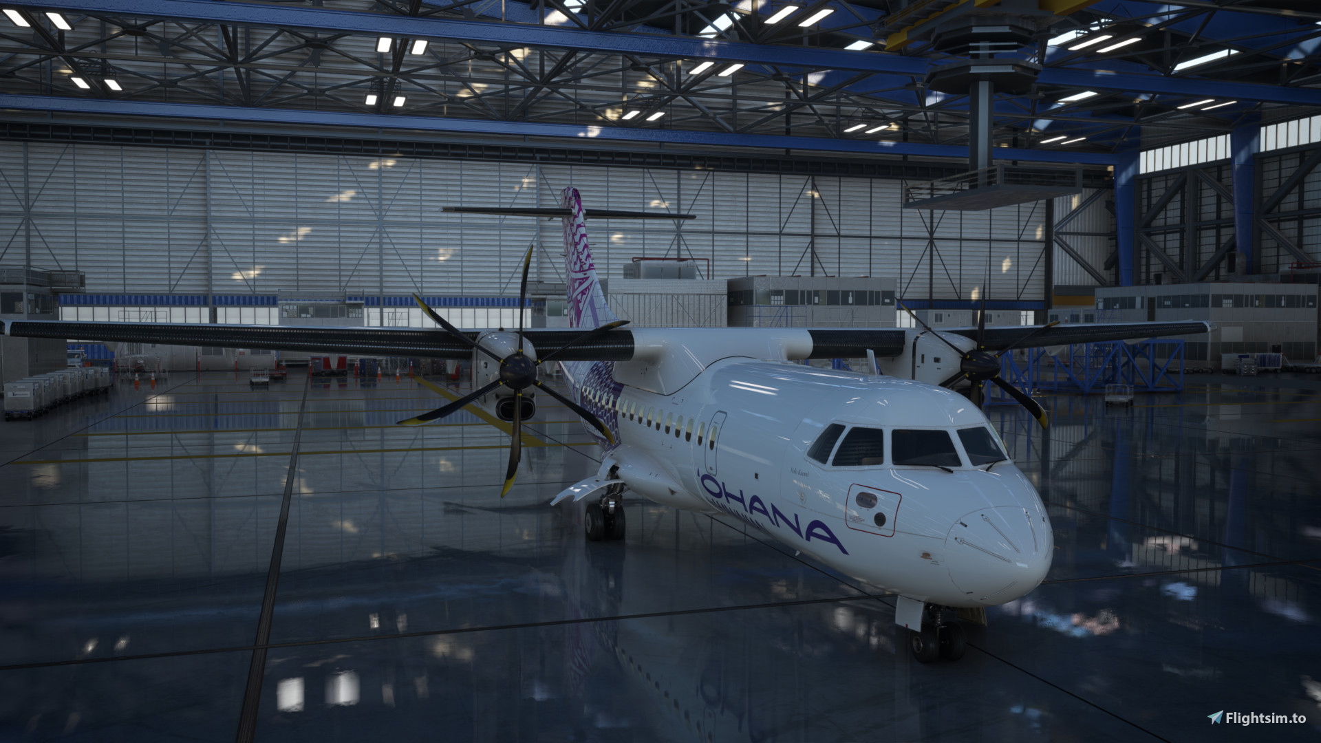 [ASOBO ATR 42-600] Ohana by Hawaiian ATR 45 | N804HC  - Image 1