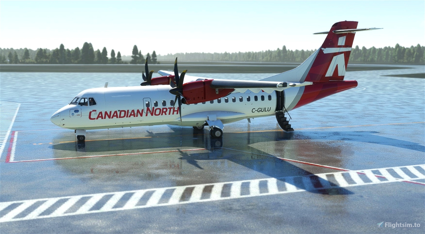 Asobo ATR 42 Canadian North (C-GULU) for Microsoft Flight Simulator