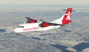 Asobo ATR 42 Canadian North (C-GULU) thumbnail 2