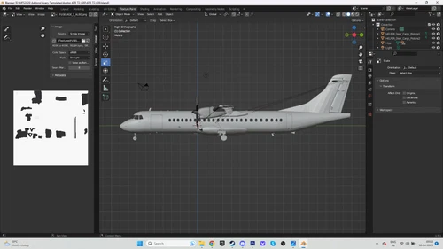 Asobo ATR 42/72-600 Blender Paintkit