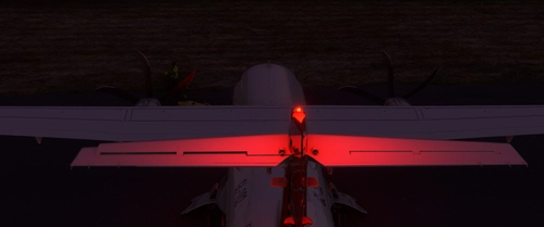 Asobo ATR-72-600 LED Beacon Lights (Red)