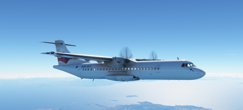 Asobo ATR 72-600 Skyexpress SX-NIV - 2 VERSIONS: Uncleaned & Cleaned!