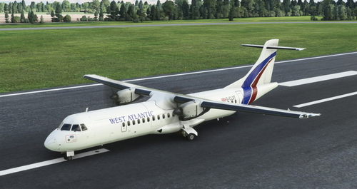 Asobo ATR 72-600 West Atlantic G-CLXT