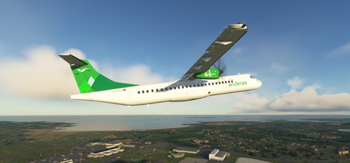 Asobo ATR 72-600 Widerøe New