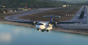 Asobo ATR72-600 | Air Corsica | F-HXKI | AMBIZONE 2025 STICKER thumbnail 4