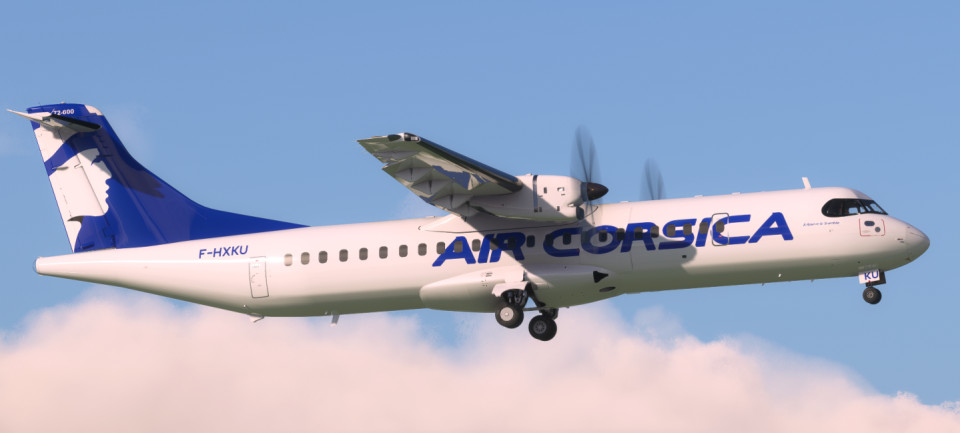 Asobo ATR72-600 | Air Corsica | F-HXKU | AMBIZONE 2025 STICKER - Image 1