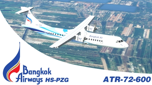 Asobo ATR72-600 Bangkok Airways HS-PZG