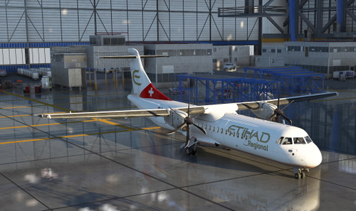 ASOBO ATR72 Etihad Regional /Darwin
