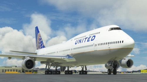 Asobo Boeing 747-8 United Airlines