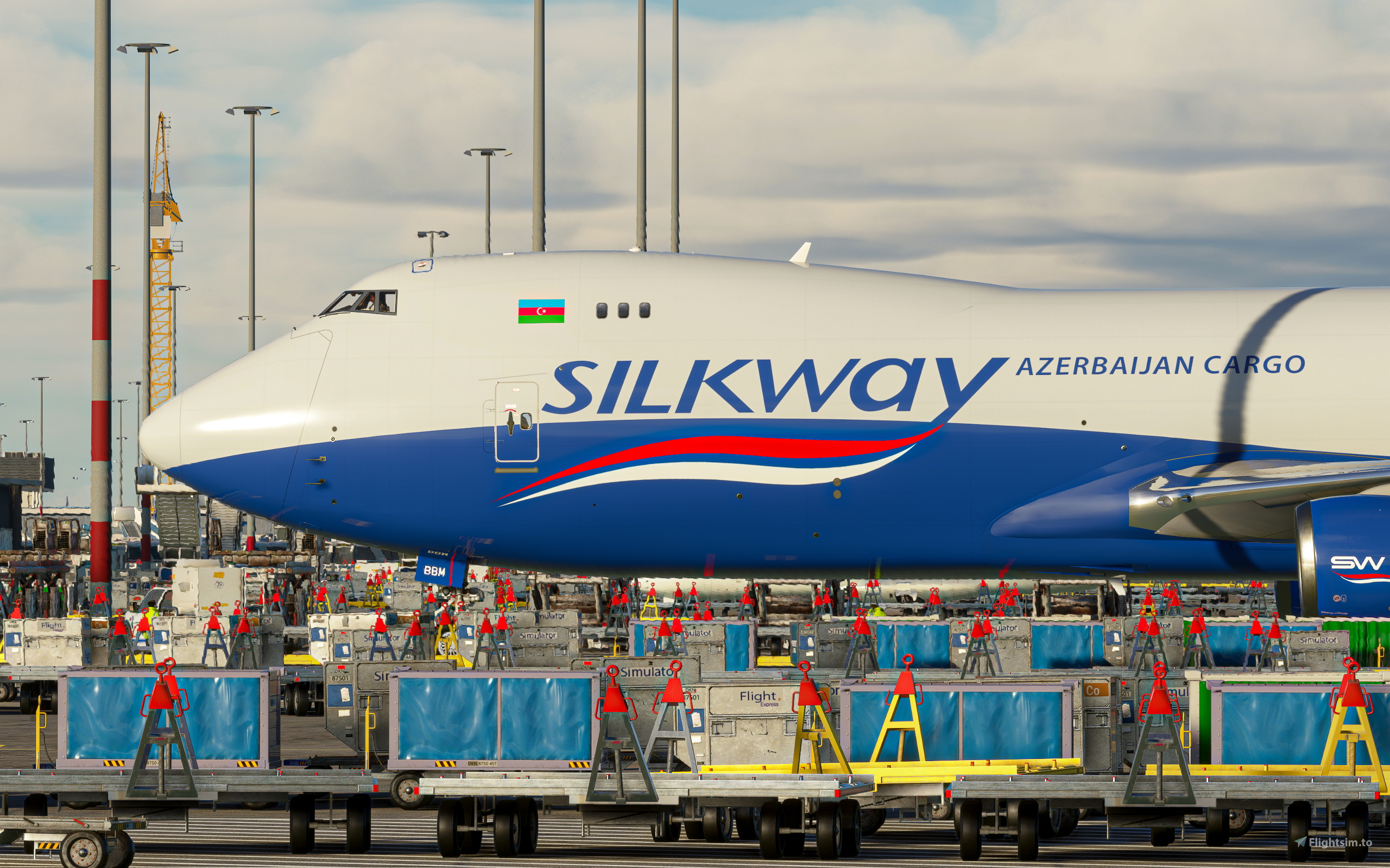 Boeing 747-8F Silk Way West Airlines (PACK) for Microsoft Flight