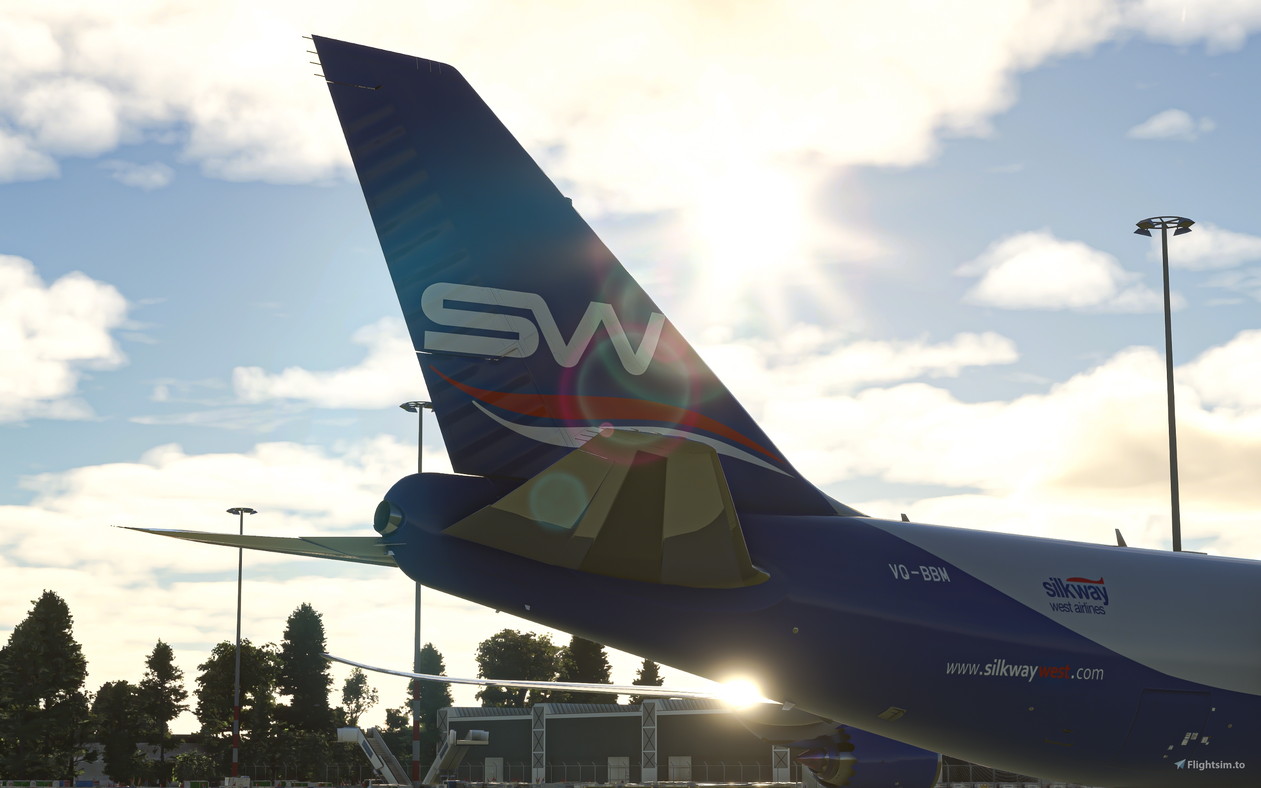 Boeing 747-8F Silk Way West Airlines (PACK) for Microsoft Flight 