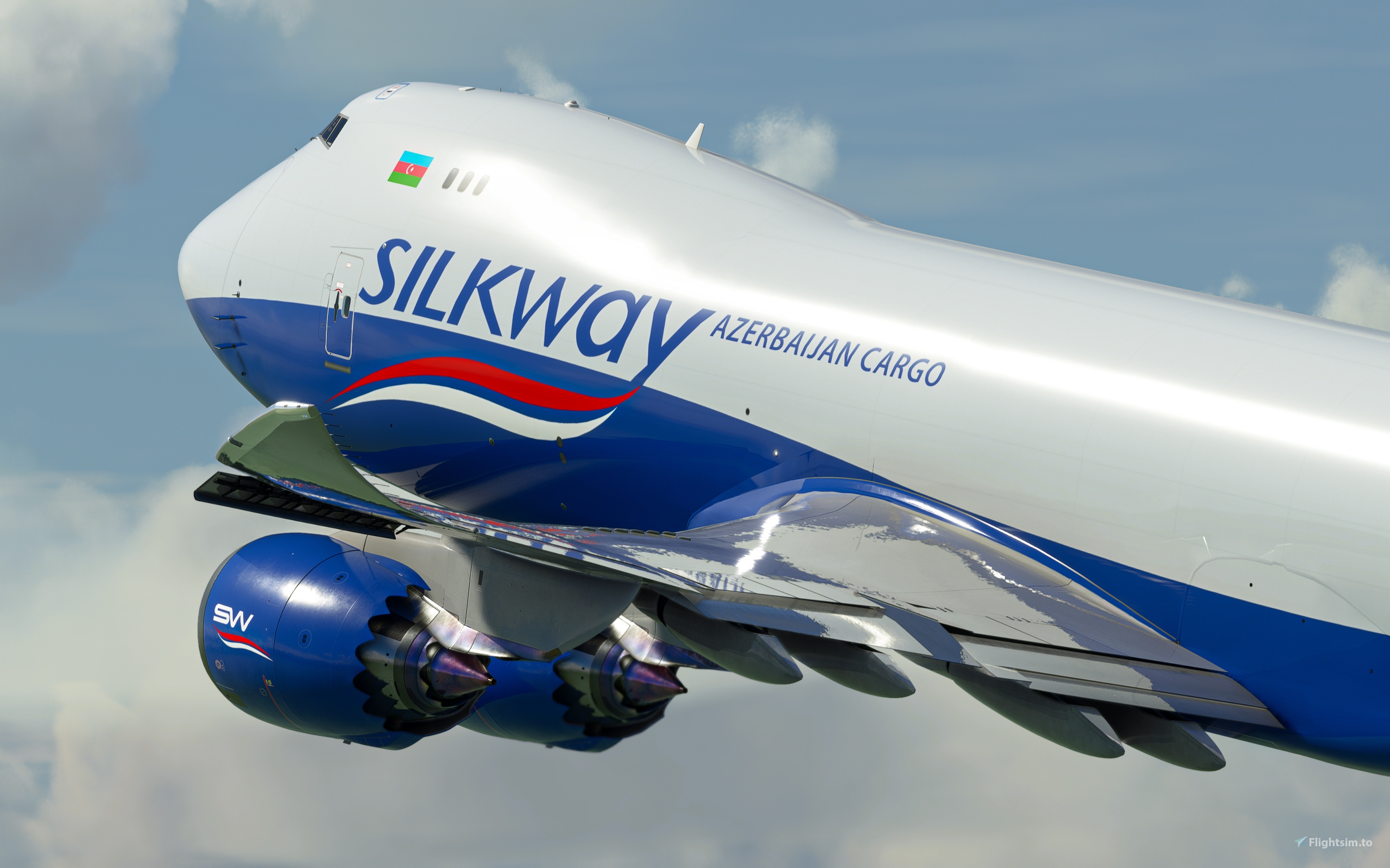 Boeing 747-8F Silk Way West Airlines (PACK) for Microsoft Flight 