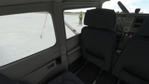 Asobo + WBSim + Bagolu Cessna C172 (Classic and G1000) - Grey Cockpit with Dark Seats (TWO versions) thumbnail 2