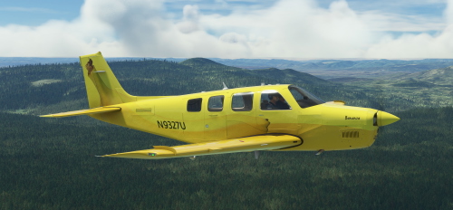 Asobo Default and Black Square Beechcraft Bananza
