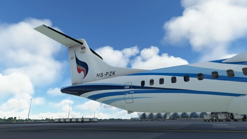 Asobo Expert series ATR72-600 Bangkok Airways HS-PZK