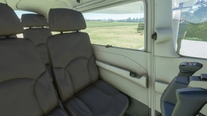 Asobo + WBSim + Bogalu Cessna C172 (Classic and G1000) - Brown Seats with Tan Interior thumbnail 2