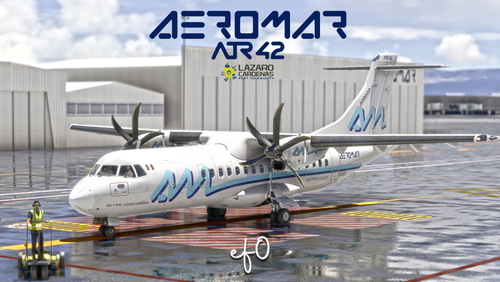 ATR 42-600 | Aeromar- Pto. Lázaro Cárdenas | XA-TAI | 4K