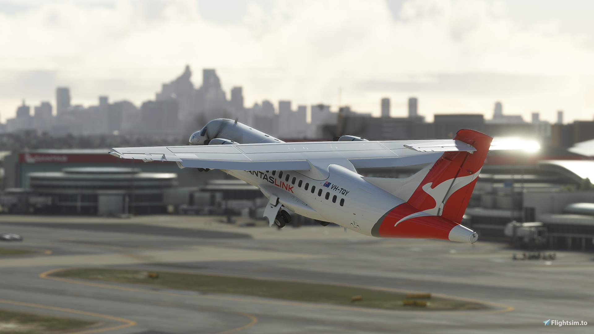 ATR 42-600 QantasLink VH-TQY 8K & 4K - Image 1
